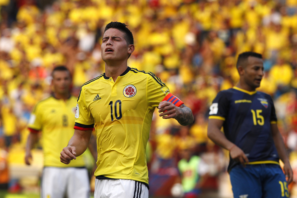 James en su partido ante Ecuador