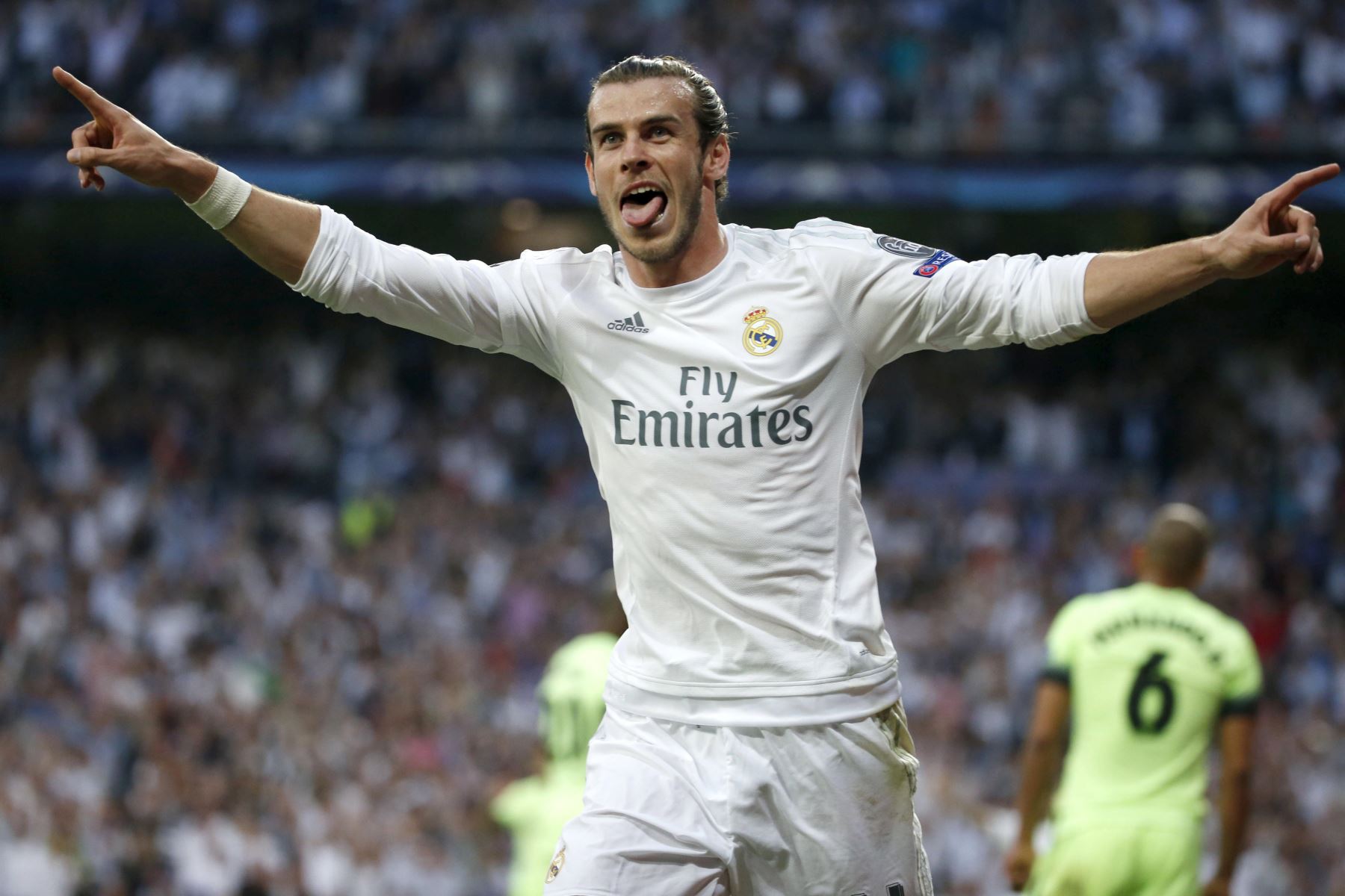 Bale celebró así su gol al Manchester City