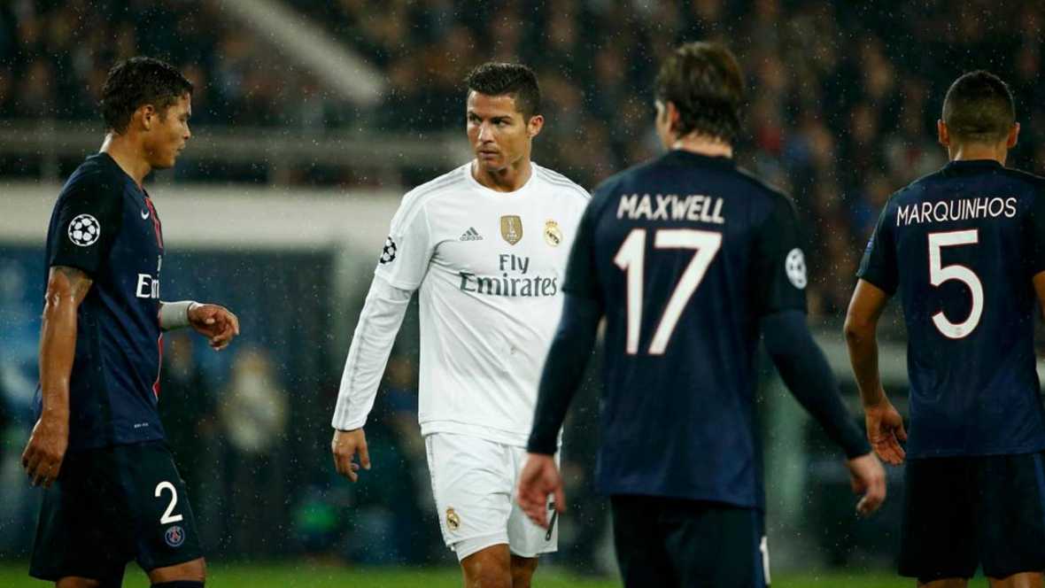 Cristiano Ronaldo en un encuentro ante el PSG