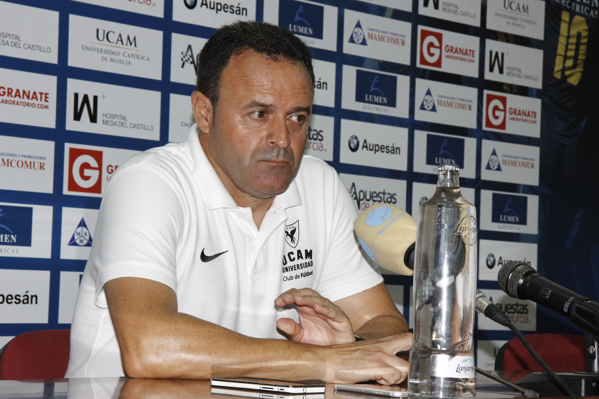 José María Salmerón, el entrenador del UCAM Murcia