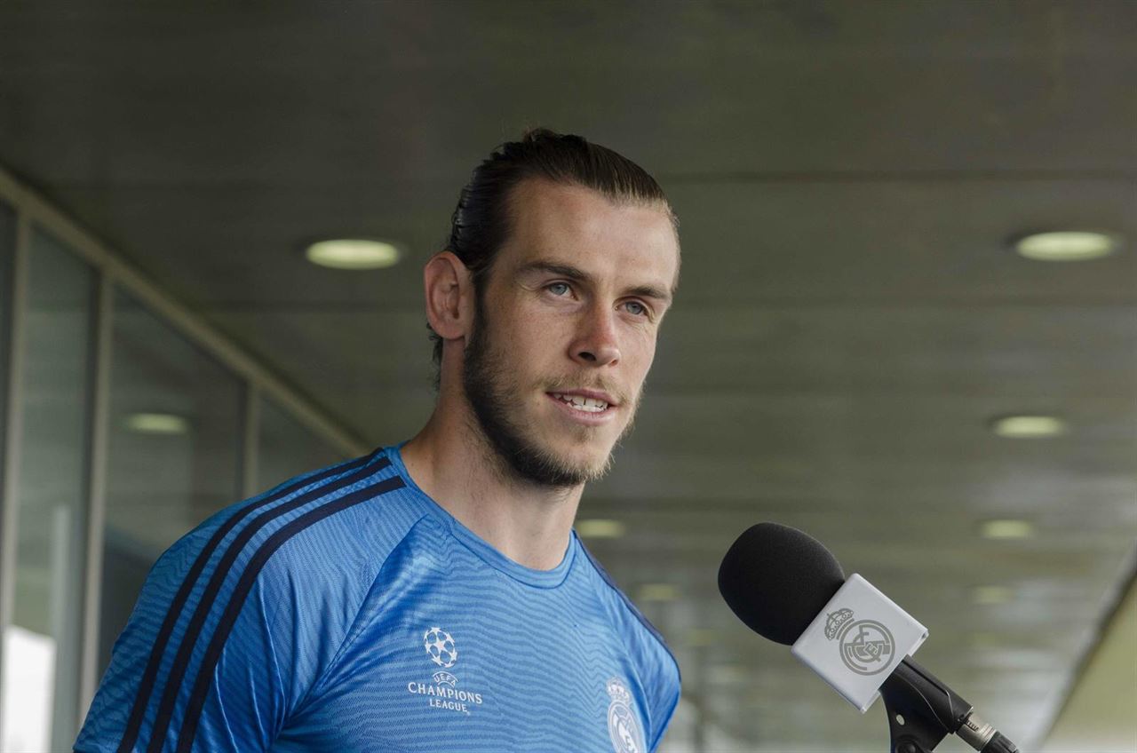 Gareth Bale durante el último 'Media Day'