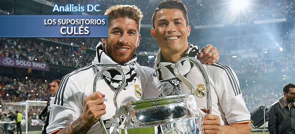 Cristiano Ronaldo y Sergio Ramos en la celebración de la 'Décima'