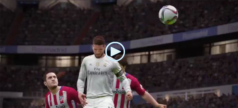 Así se ve el golazo de Ramos en Lisboa en el 'FIFA 16'
