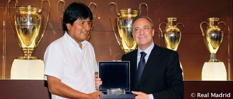 Evo Morales, Florentino Pérez