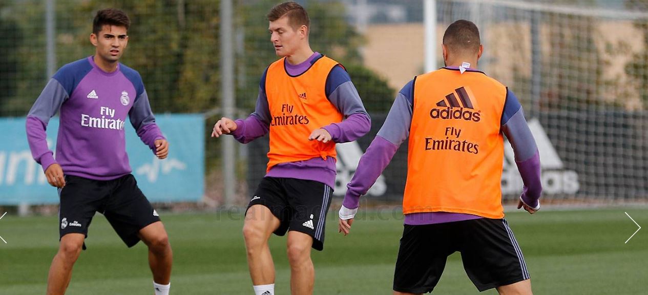 Kroos, entrenamiento, Real Madrid