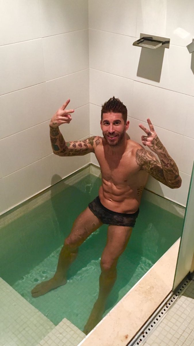 El baño de agua fría de Sergio Ramos
