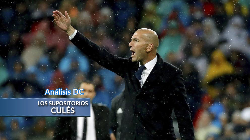 Zidane protesta una acción en el partido ante el Athletic de Bilbao