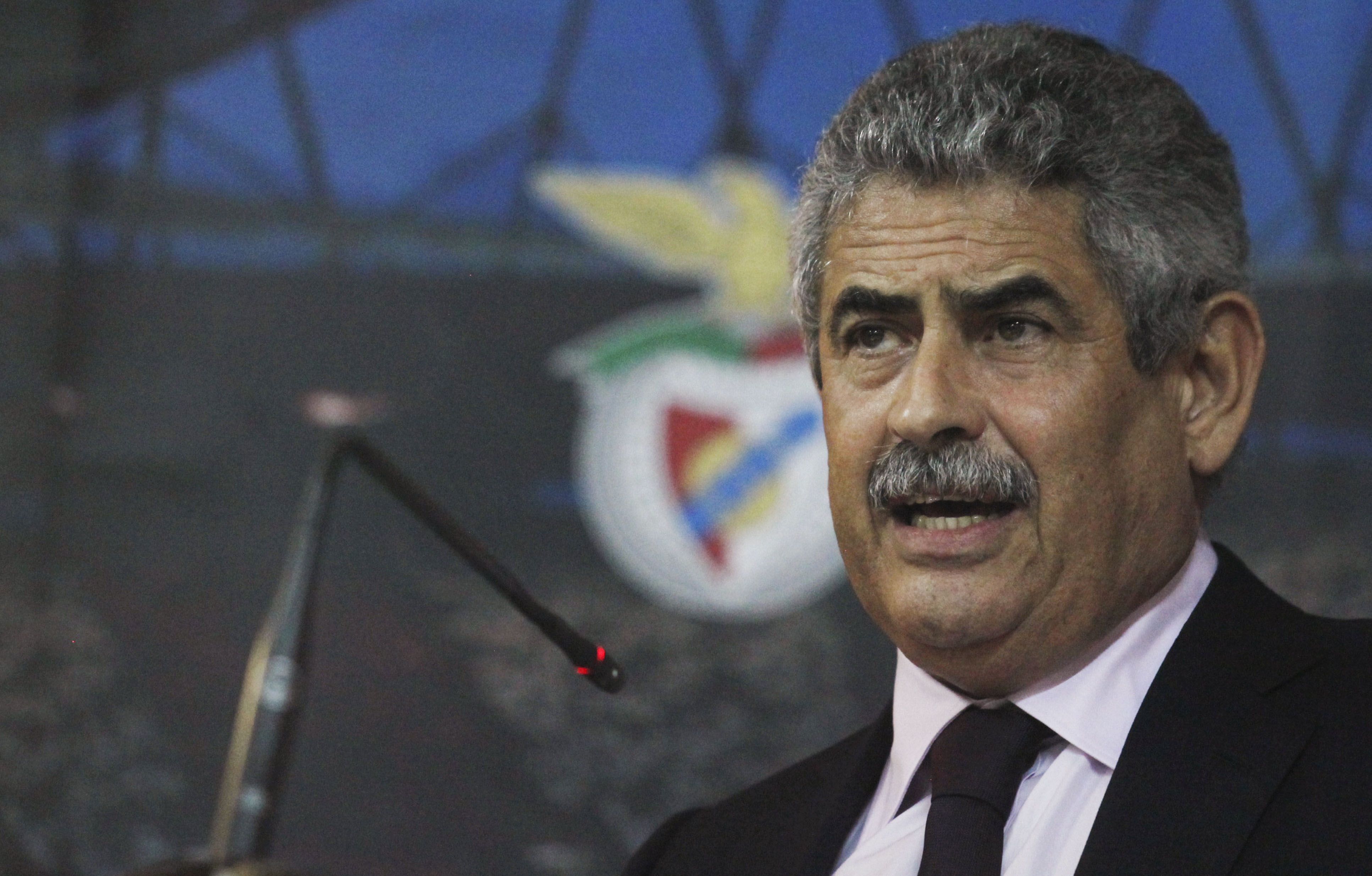El presidente del Benfica, Luís Filipe Vieira