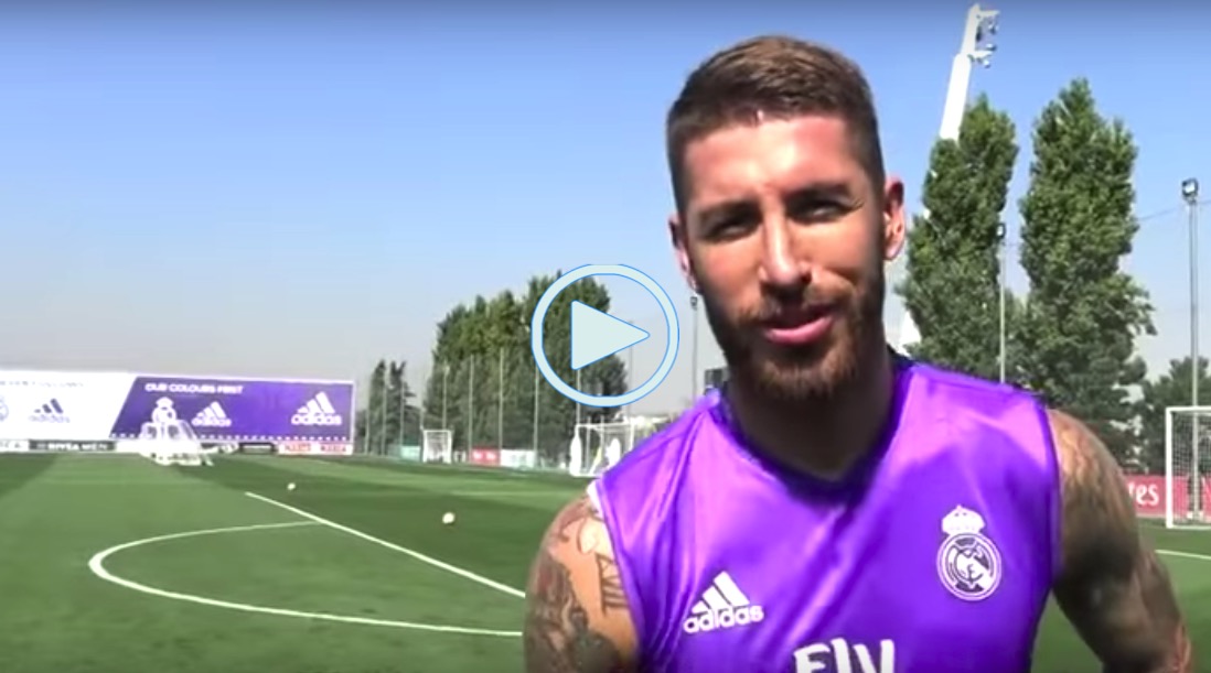 Ramos, entrenamiento, video