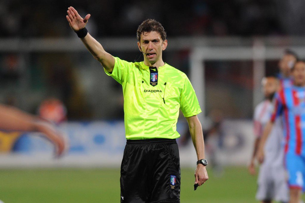 El árbitro Paolo Tagliavento