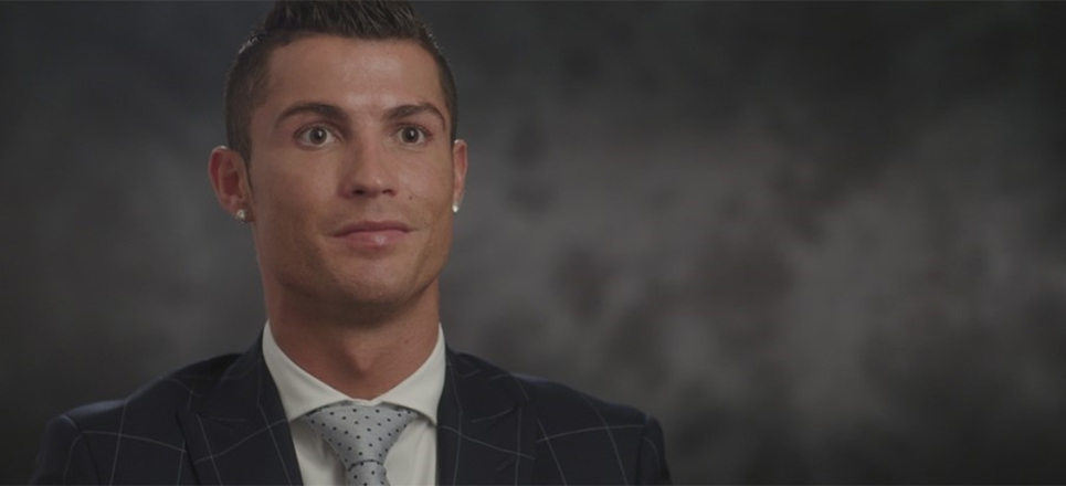 Cristiano Ronaldo en su entrevista para la UEFA
