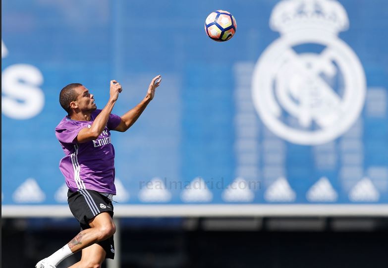 Pepe, entrenamiento, Real Madrid