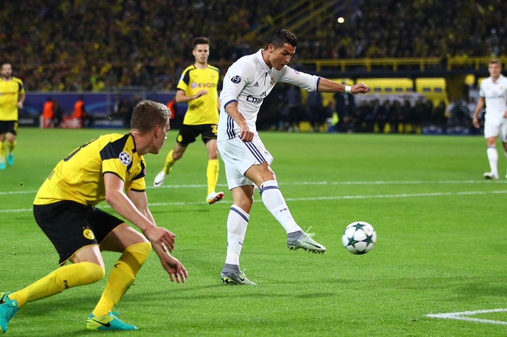 Cristiano Ronaldo marcó así su gol en Dortmund