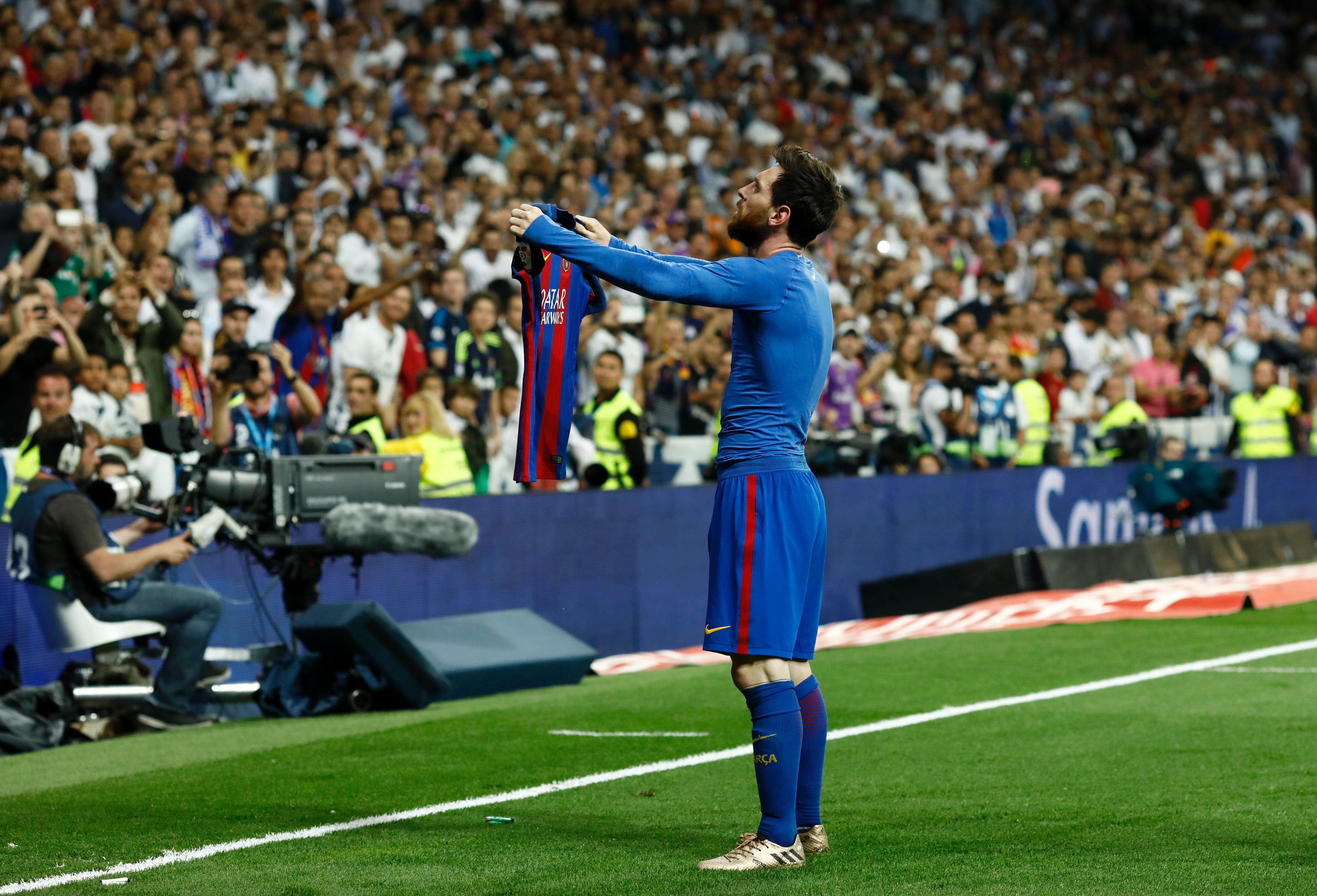 Messi, provoca, Bernabéu, camiseta