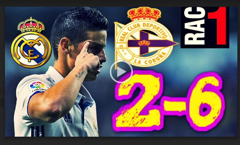 RAC-1 Deportivo-Real Madrid
