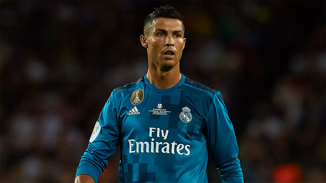 Cristiano Ronaldo, azul, Supercopa de España, 2017