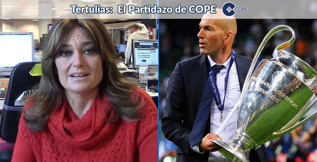 Mónica Marchante, Zinedine Zidane, El Partidazo de COPE