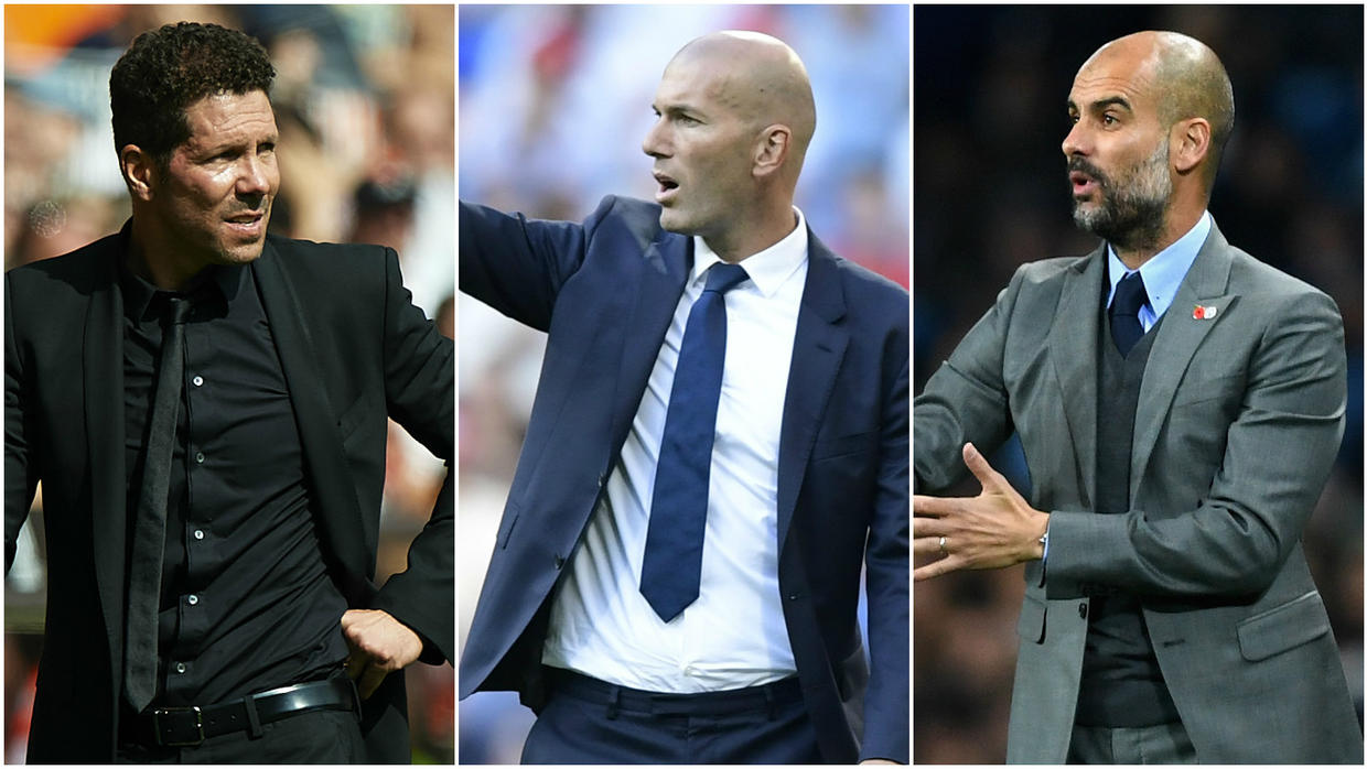 Zidane, Simeone, Guardiola