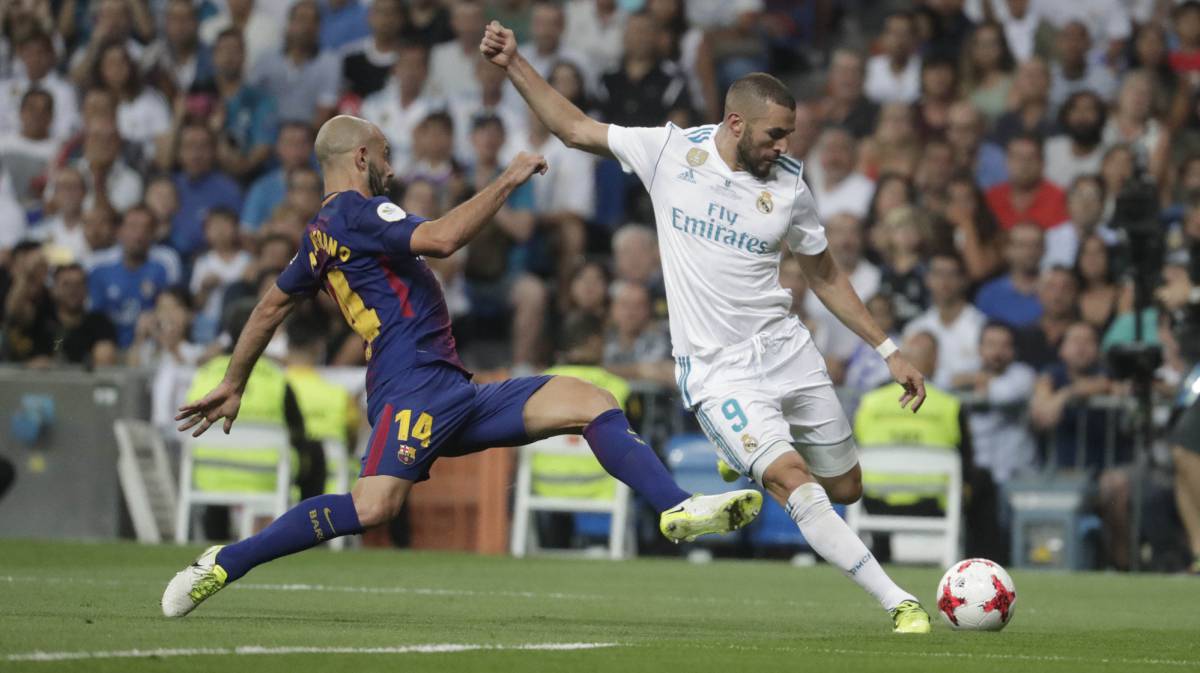 Benzema Real Madrid, Barcelona, Supercopa