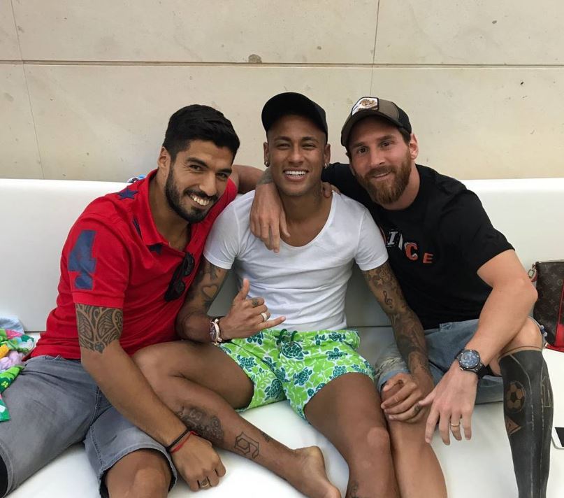 Messi, Suárez, Neymar, foto
