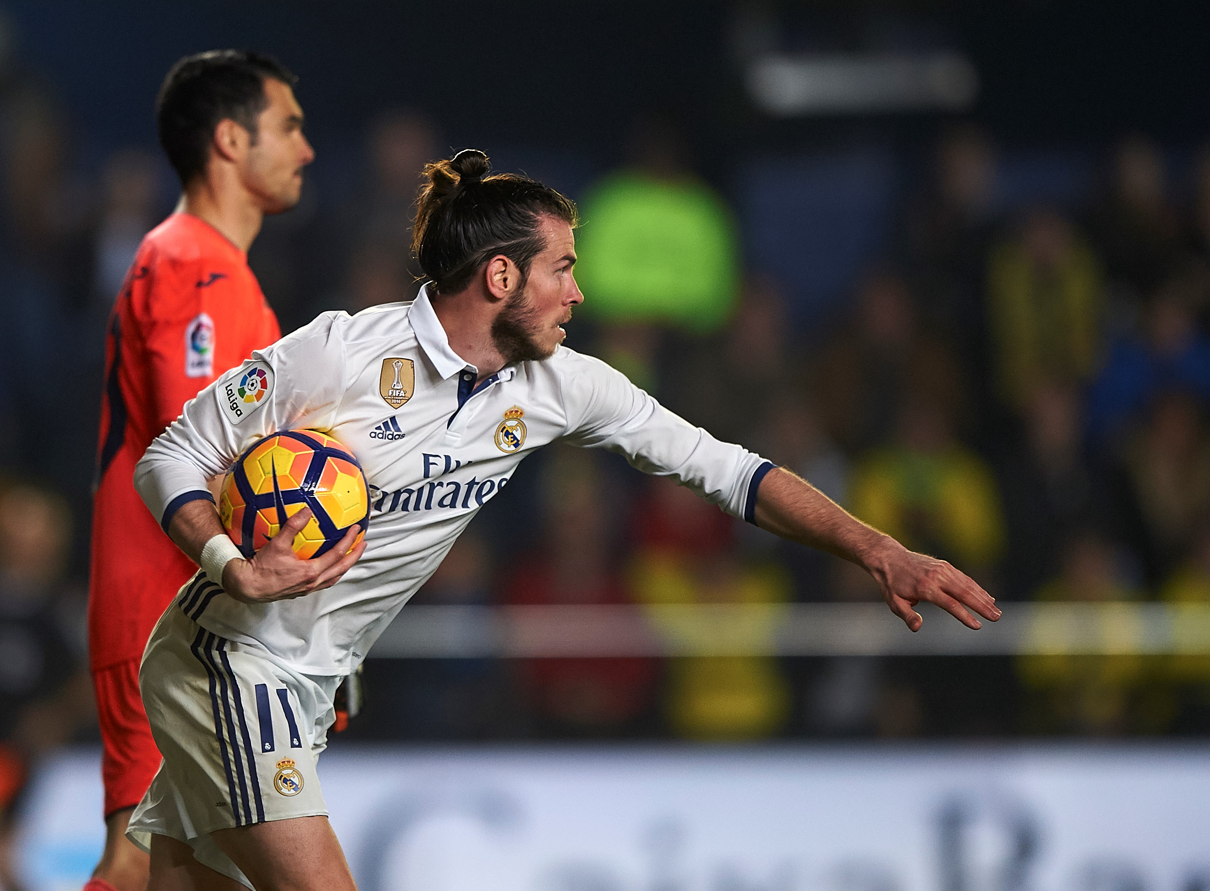 Bale en el partido contra el Villarrea