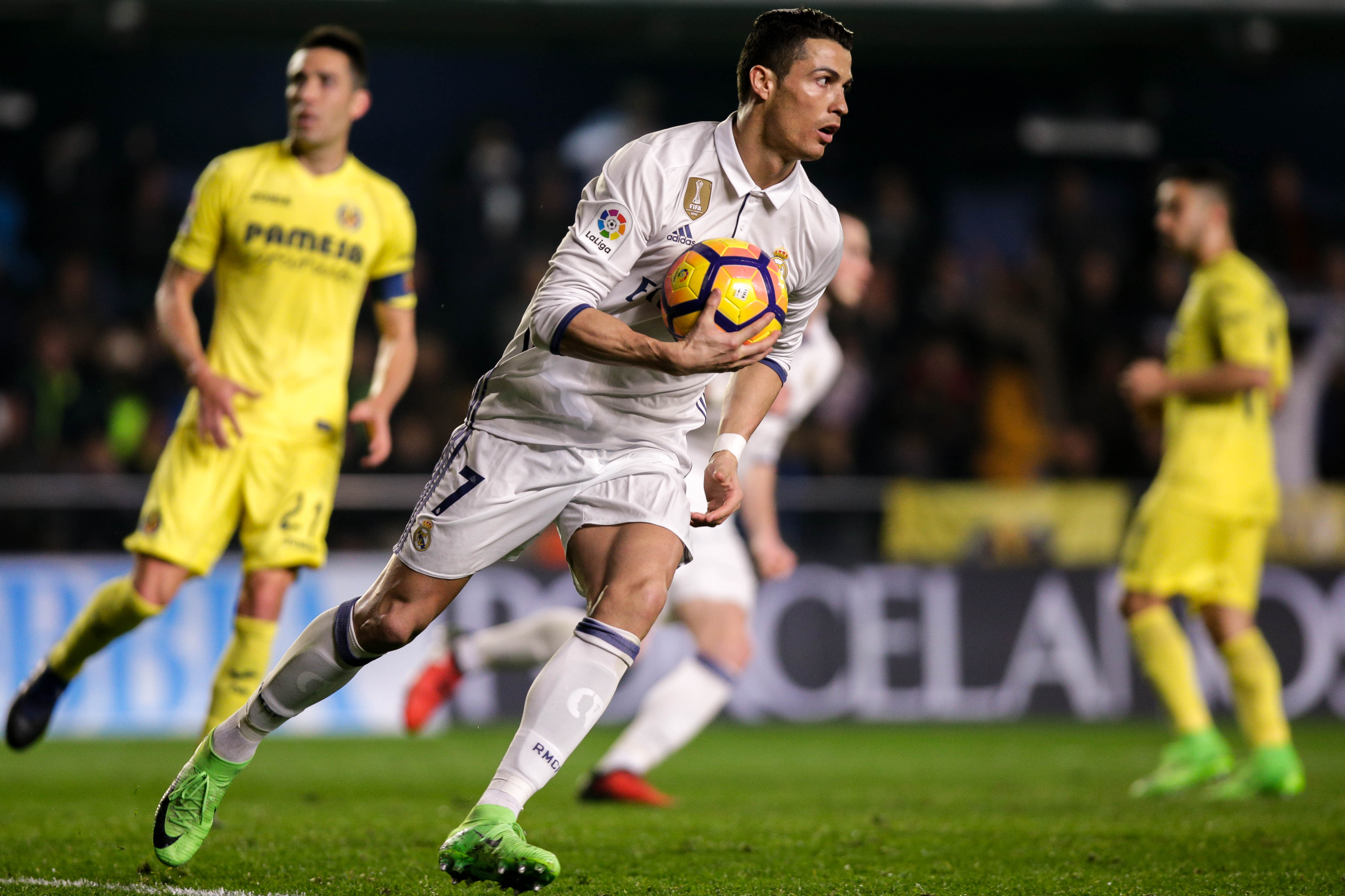 Cristiano Ronaldo, gol, penalti, Villarreal, Real Madrid