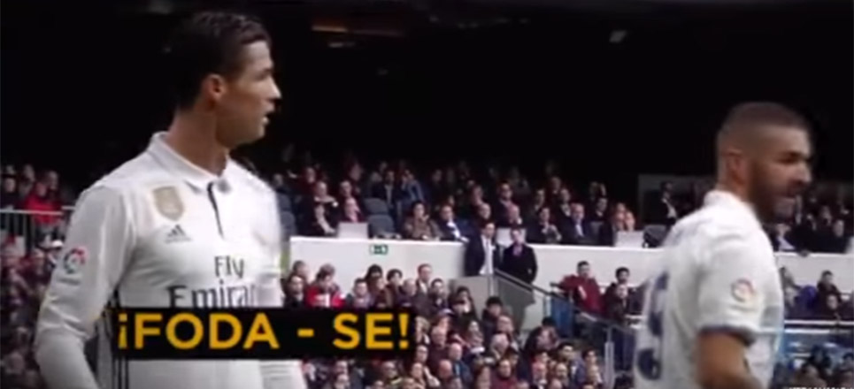 El enfado de Cristiano en el partido ante el Málaga