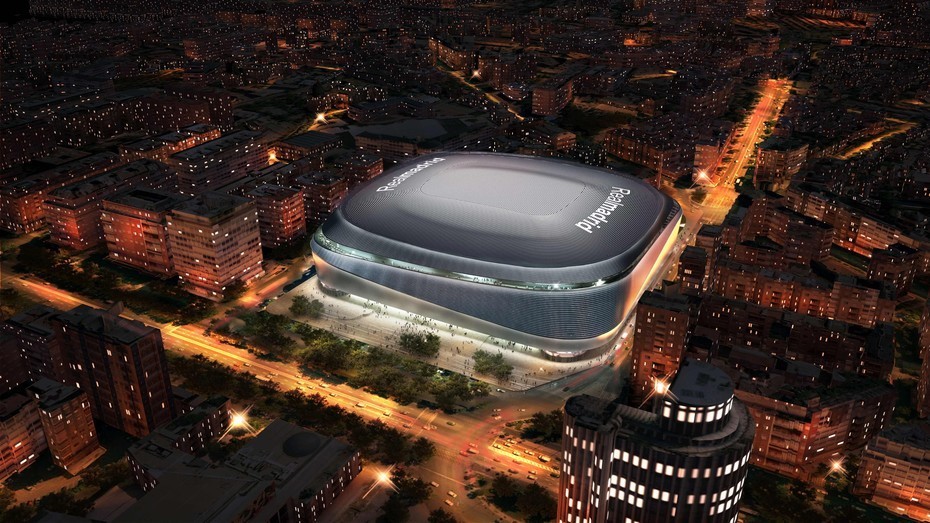 Así será el nuevo Santiago Bernabéu desde el cielo