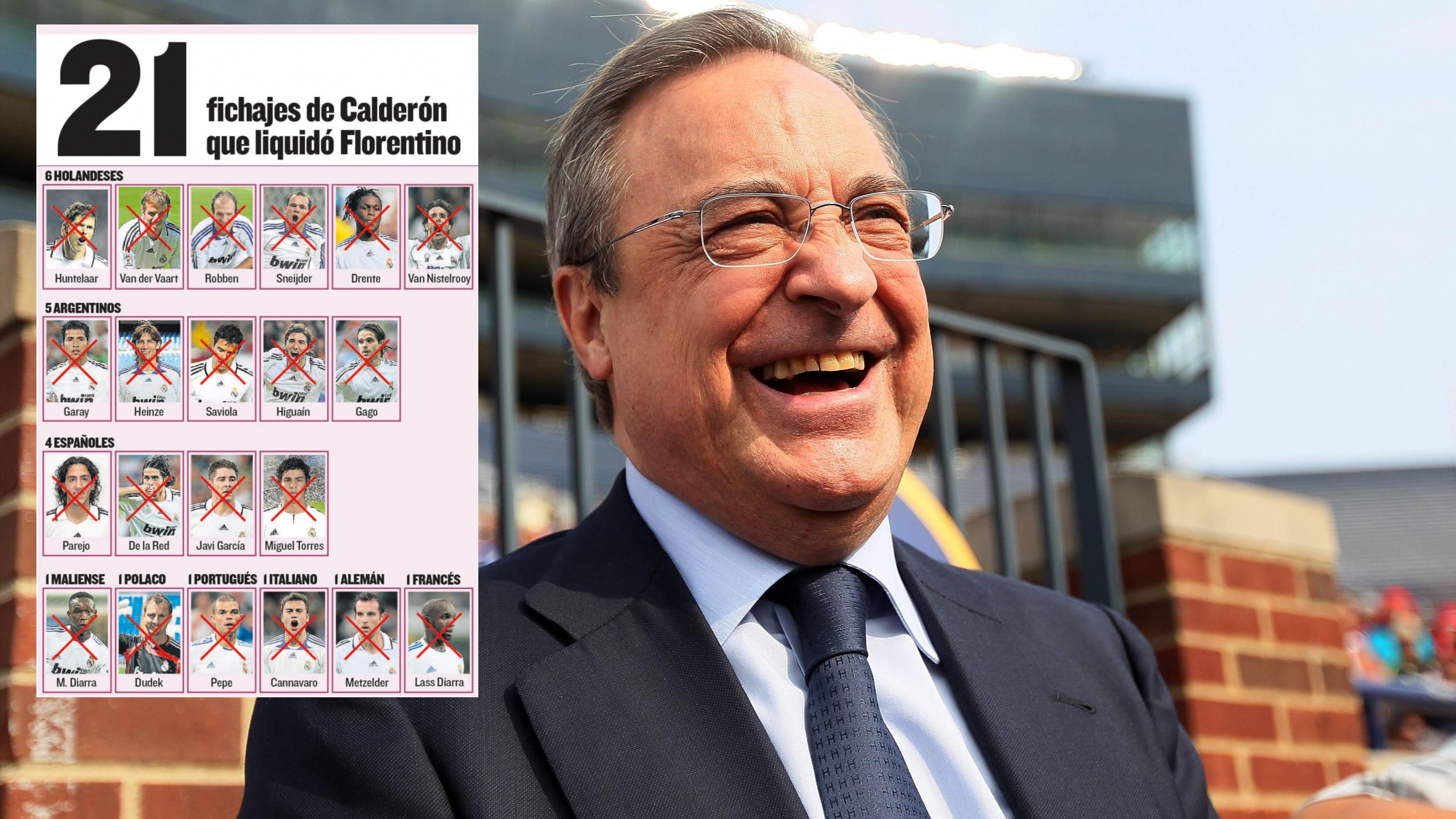 Florentino Pérez. risas, Mundo Deportivo