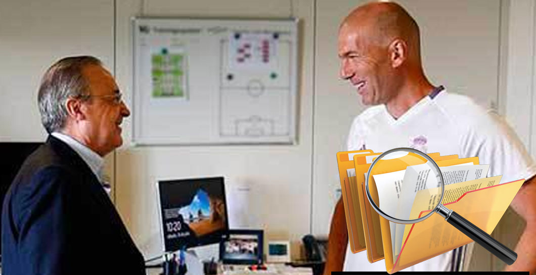 Montaje Zidane y Florentino informes