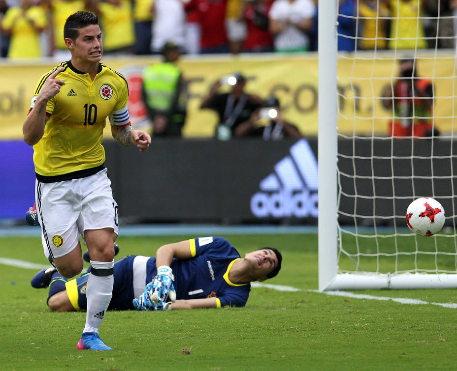 James, gol, Colombia