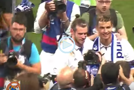 Cristiano, Bale, celebración