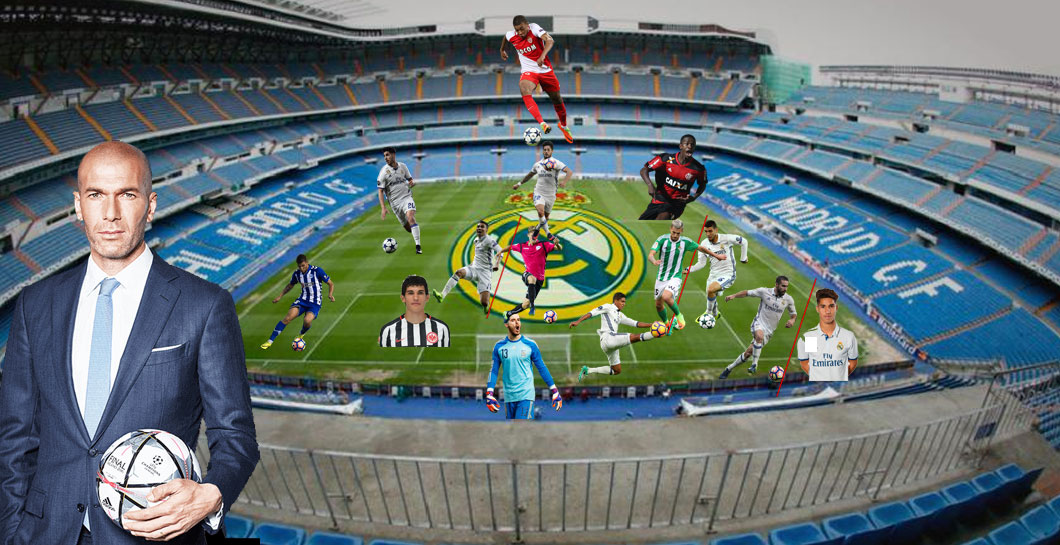 Montaje once del futuro Real Madrid