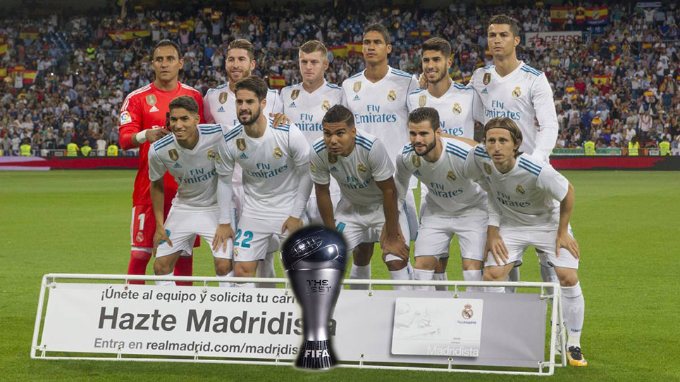 El Real Madrid será el gran triunfador de la gala 'The Best'