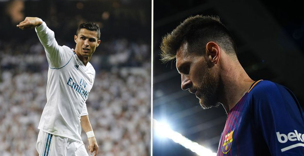 Montaje de Cristiano Ronaldo y Leo Messi