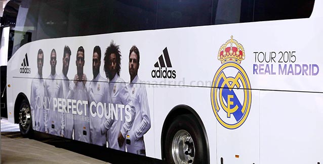 Así es la nueva imagen del autobús del Real Madrid