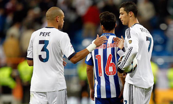 Cristiano y Pepe en uno de los últimos partidos ante el Depor 