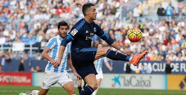 Cristiano Ronaldo en Málaga