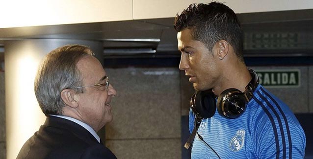 Cristiano Ronaldo y Florentino Pérez