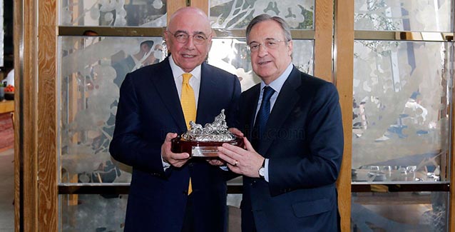 Florentino Pérez y Adriano Galliani