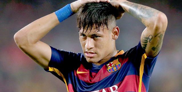 Neymar en un partido de esta pretemporada
