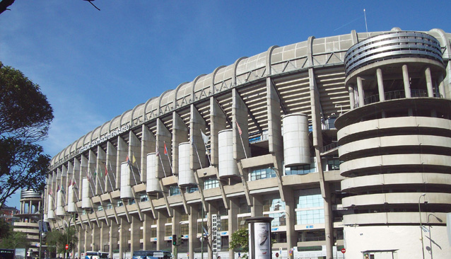 Fachada del Santiago Bernabéu 