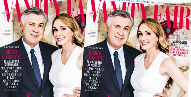 Ancelotti en Vanity Fair