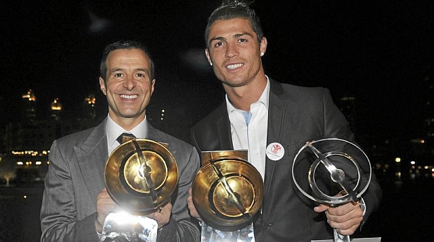 Jorge Mendes y Cristiano Ronaldo