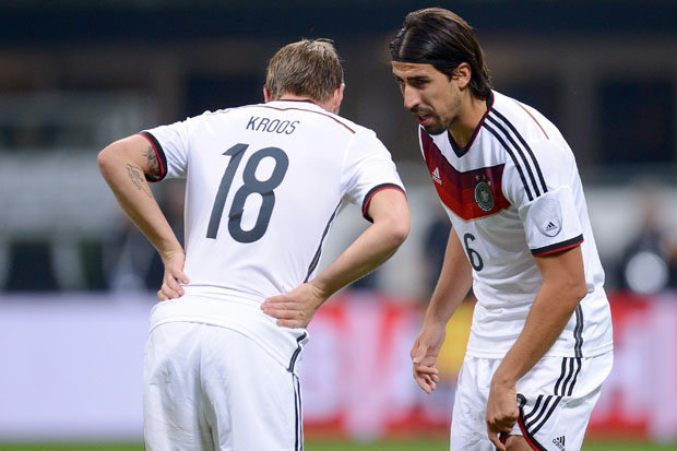 Toni Kroos y Sami Khedira, con Alemania 