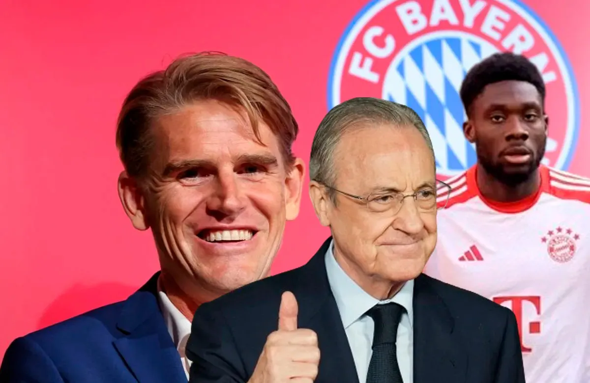 Director deportivo del Bayern, Davies, Florentino y escudo