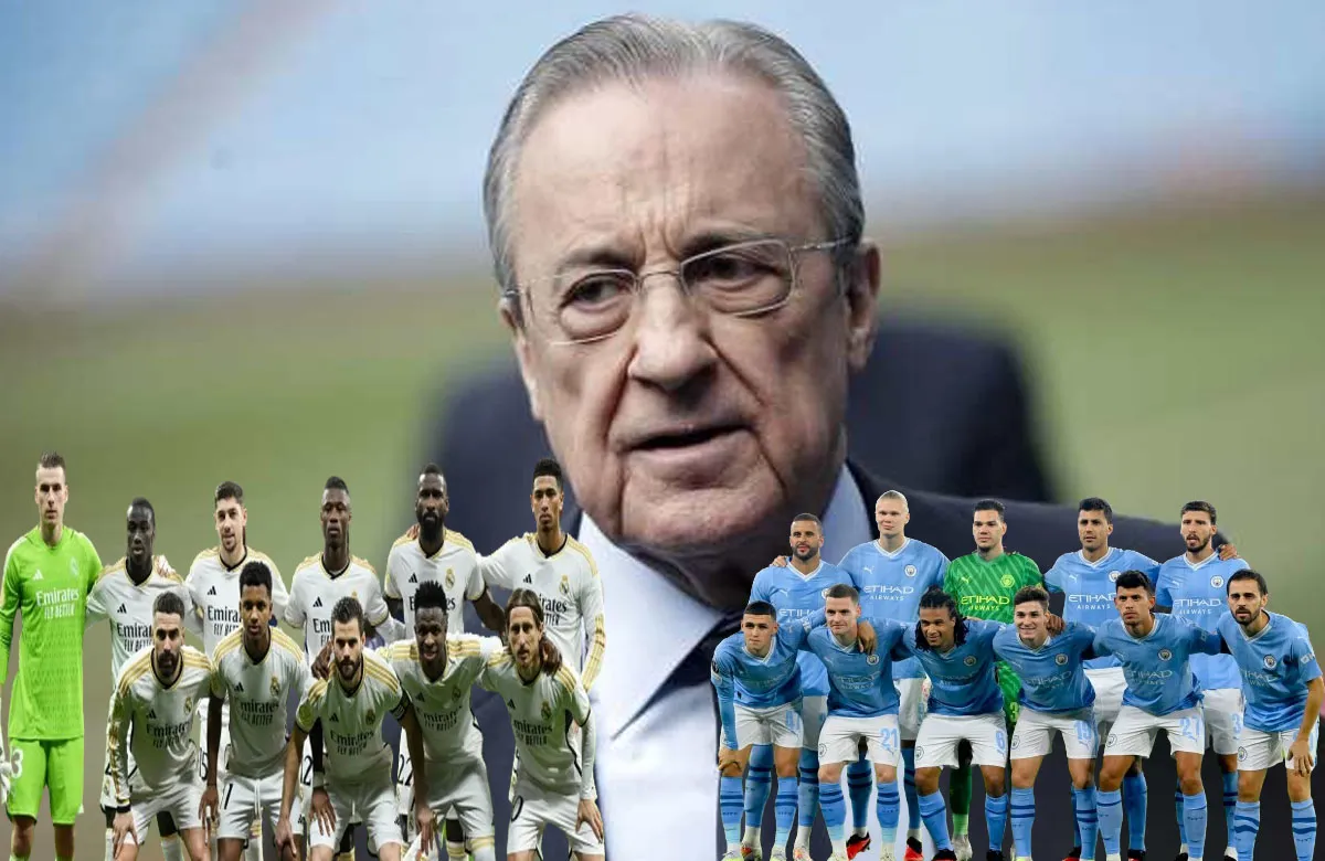 Once del Madrid, Florentino y once del City