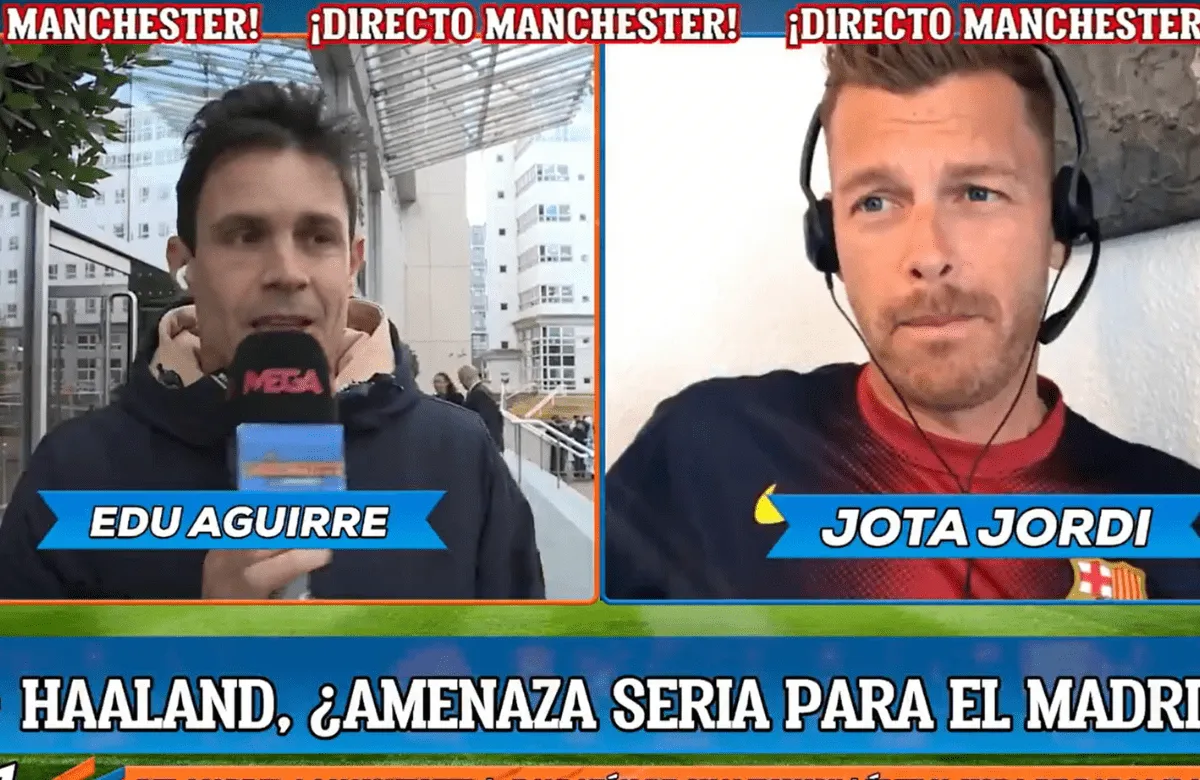 Jota Jordi da el resultado del City–Real Madrid y Edu Aguirre estalla: “Os van a meter…”