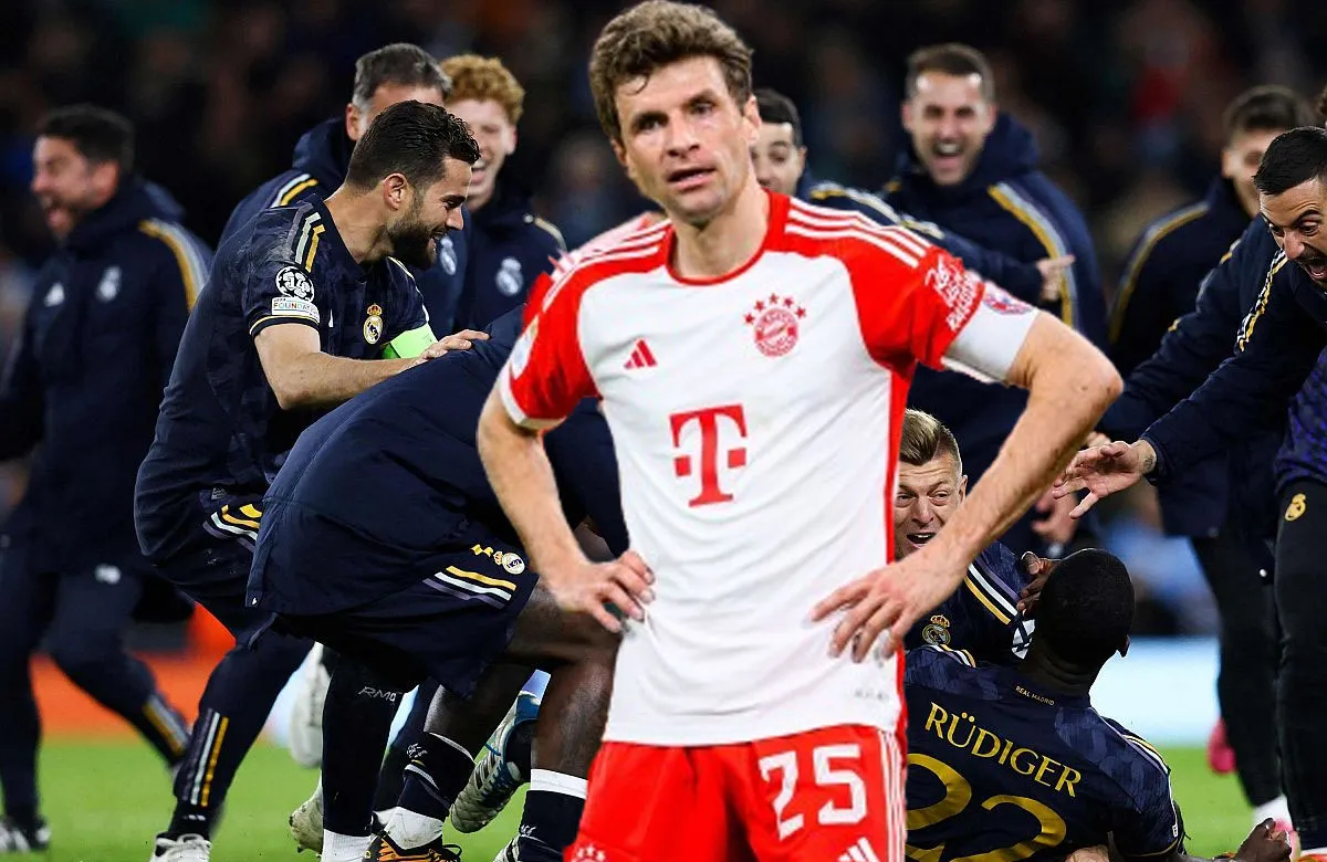 Thomas Muller vio en el vestuario del Bayern el pase del Madrid: "La vuelta en el Bermabéu..."