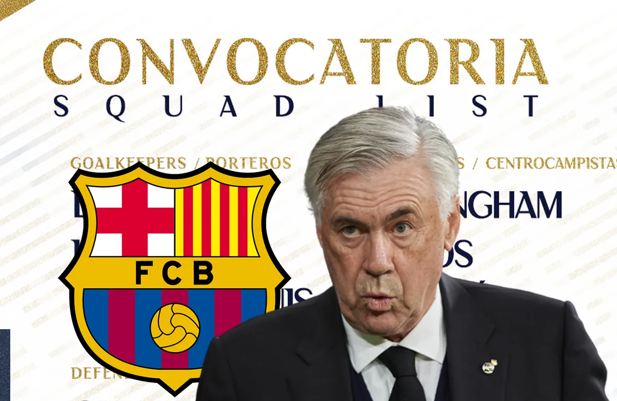 La lista de 22 convocados de Ancelotti en el Clásico: están preparados